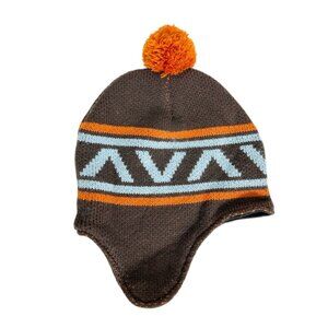 Men's Multicolor Knit Trapper Style Earflap Beanie Hat